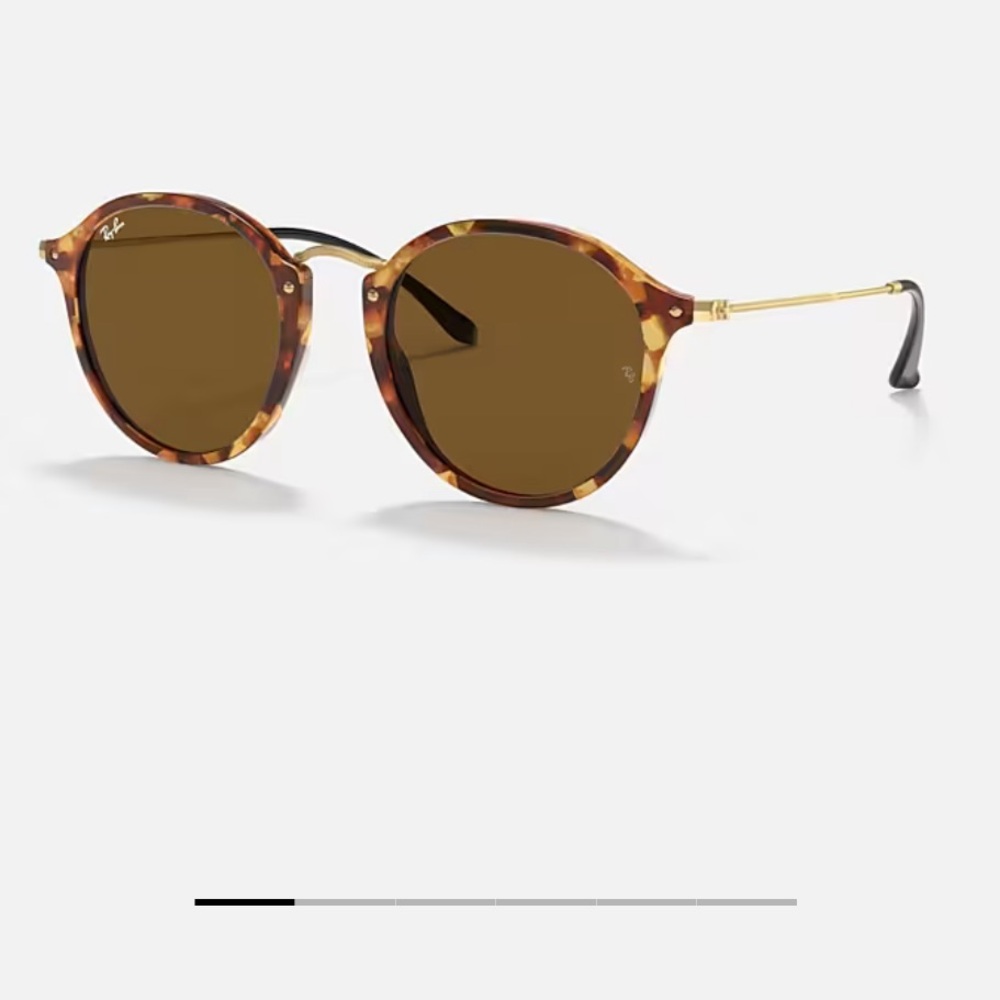 Rayban Round Fleck